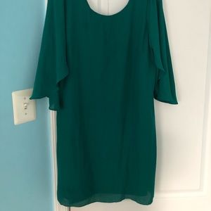 Emerald Shift Dress